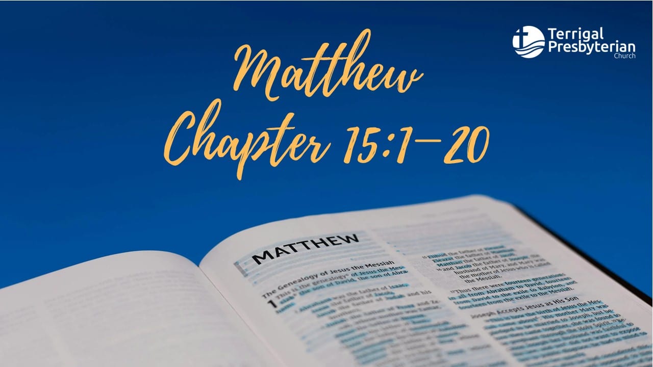 Matthew 15:1-20