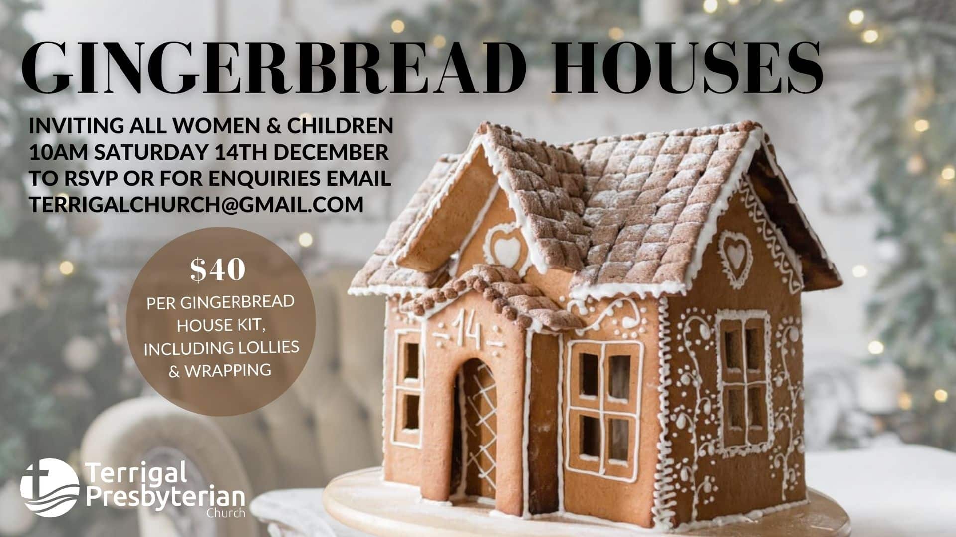 Gingerbread Houses Womens Event