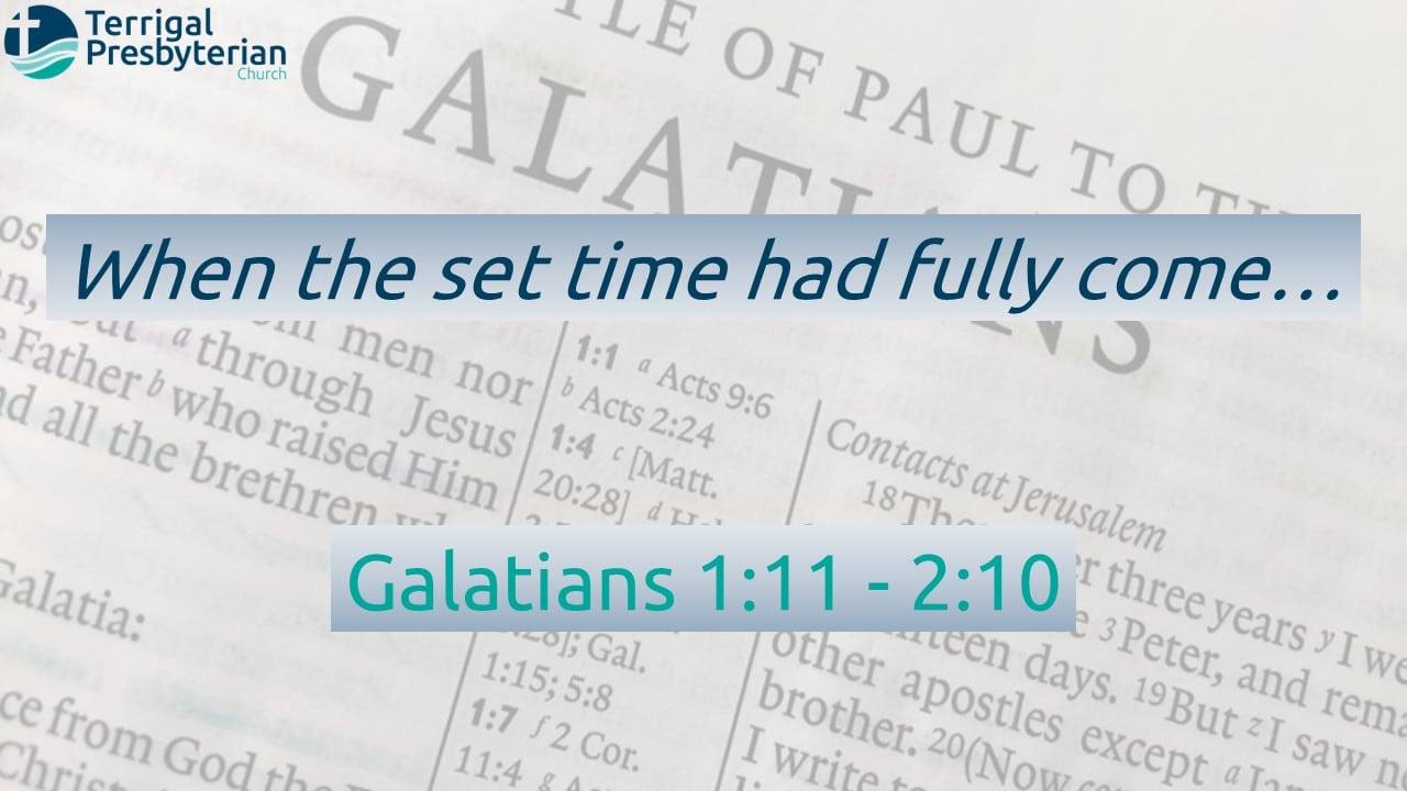 Galatians 1b-2a