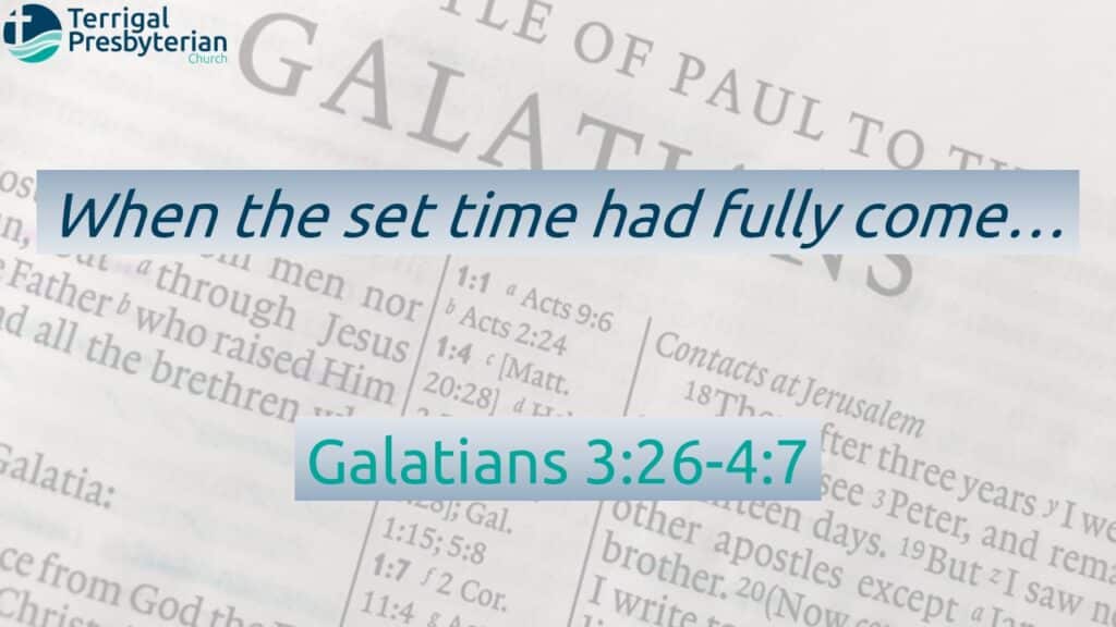 Galatians 3:26-4:7